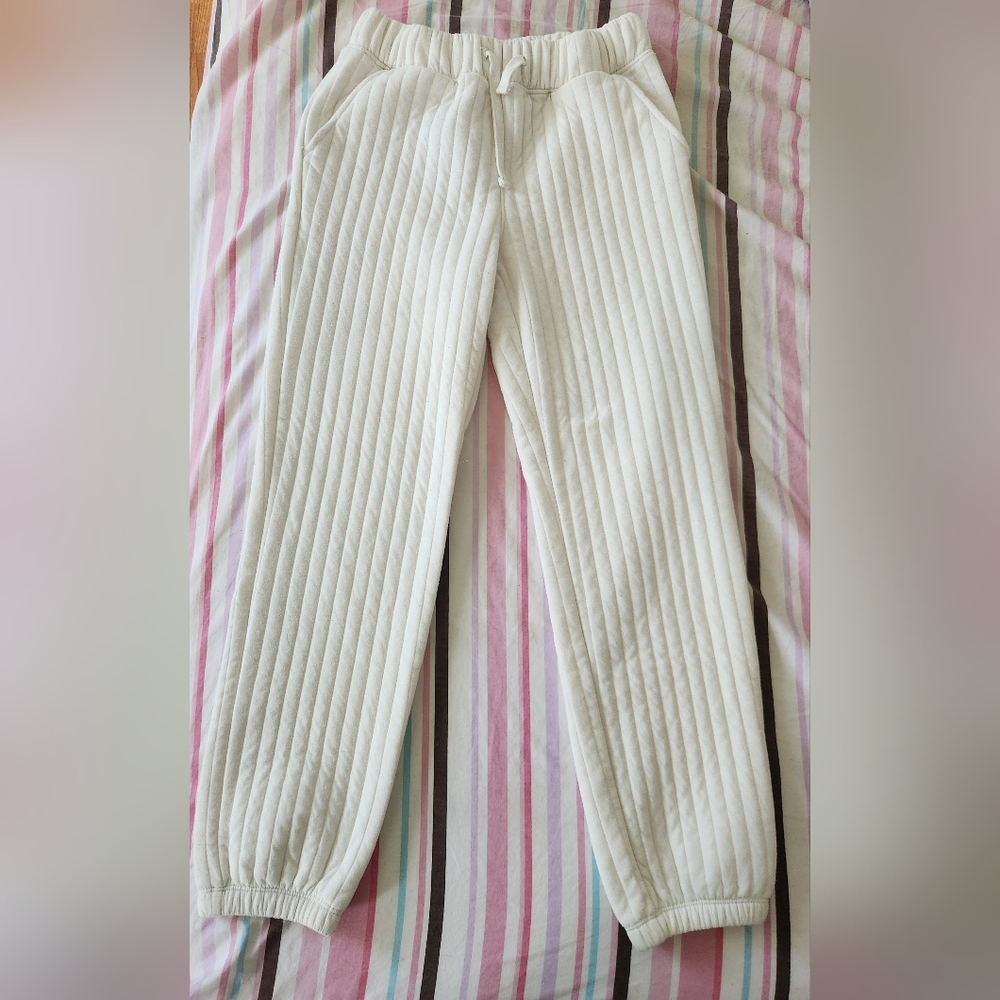 Warm White Sweatpants